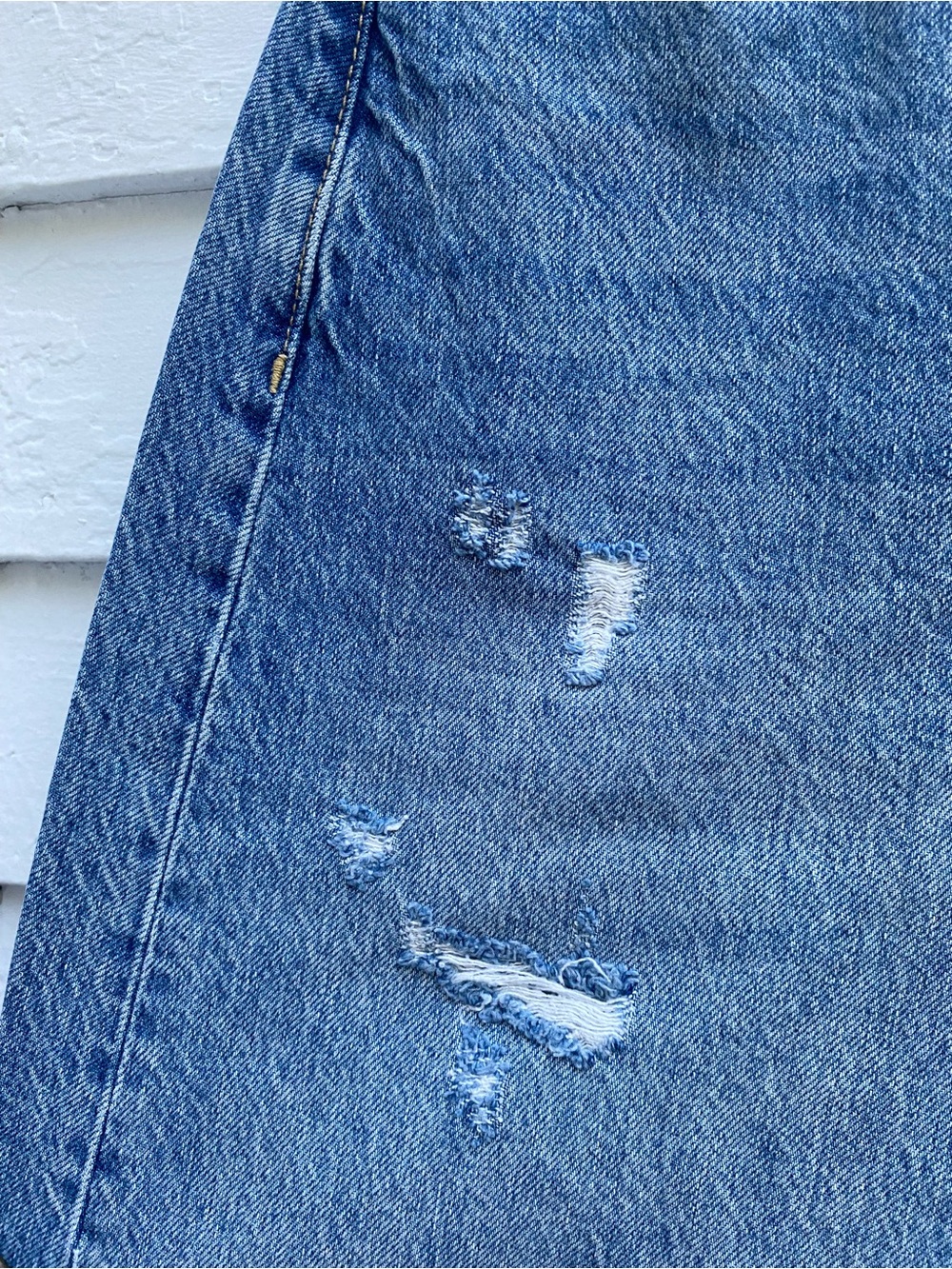 We The Free High Rise Blue Jeans Elephant Flare Bell Wide Leg Bottoms - Picture 5 of 10